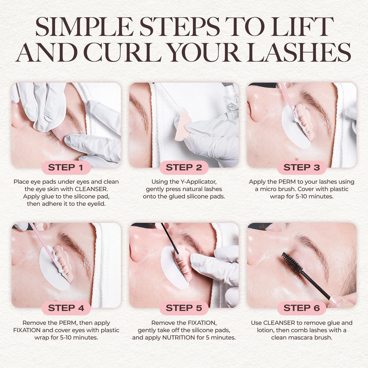 LASHVIEW professional salon use photo showing technician applying lift for reliability