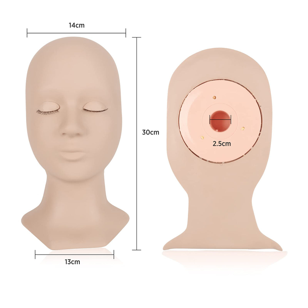 LASHVIEW hand-held scale comparison showing compact size for travel and tabletop use