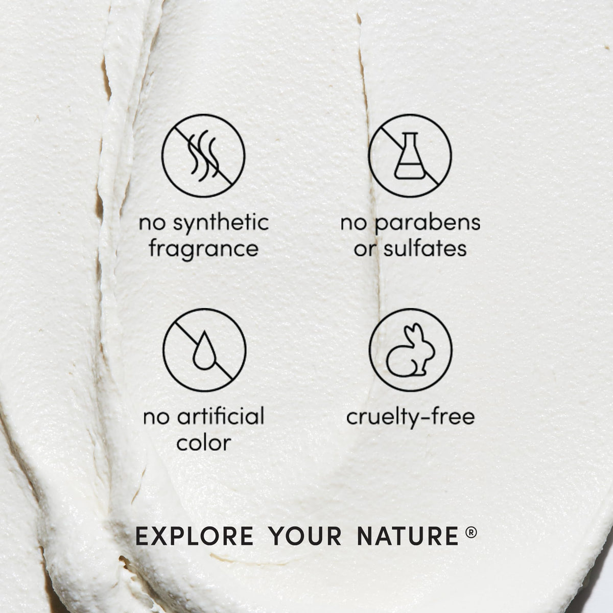 LATHER close detail of sponge pore structure highlighting gentle exfoliation