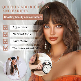 Lativ texture close-up highlighting brown and lighter streaks for dimension