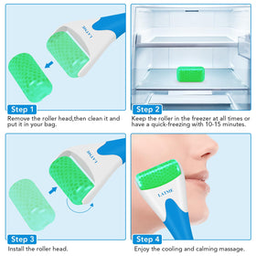 LATME refillable gel insert visible to retain cold longer for soothing relief