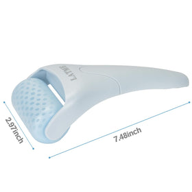 LATME ice roller on bathroom vanity demonstrating daily skincare use