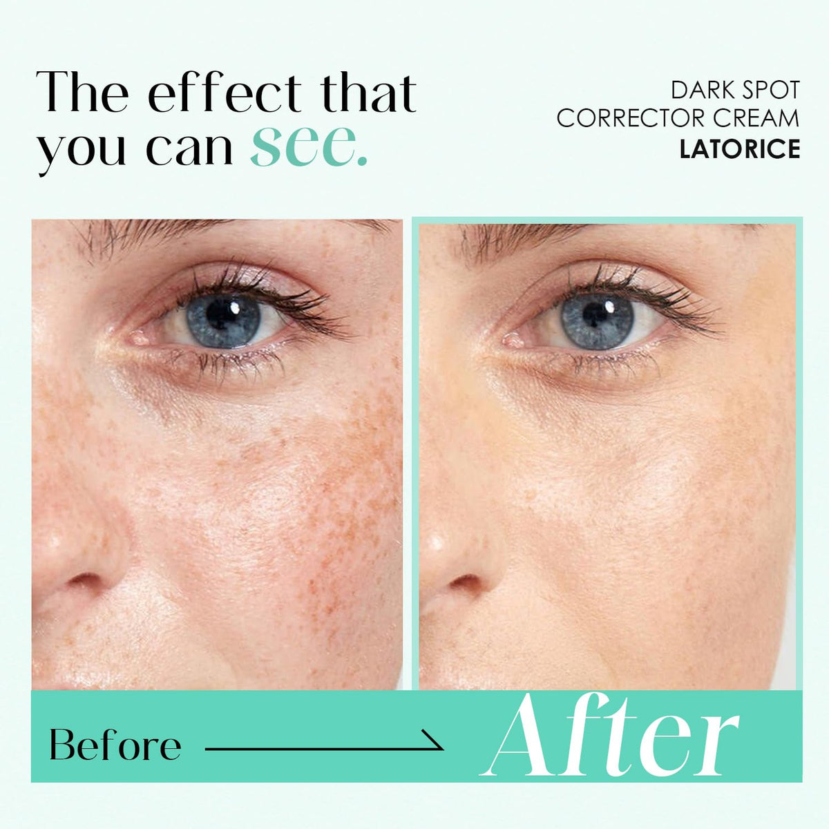 LATORICE close-up gel texture illustrating lightweight hydration benefit