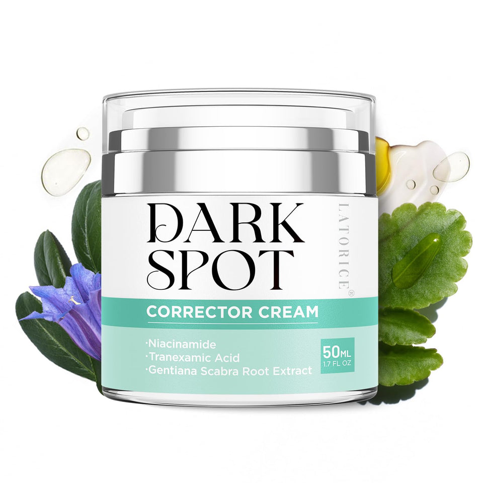 LATORICE front bottle view showing clean packaging and clear serum benefit