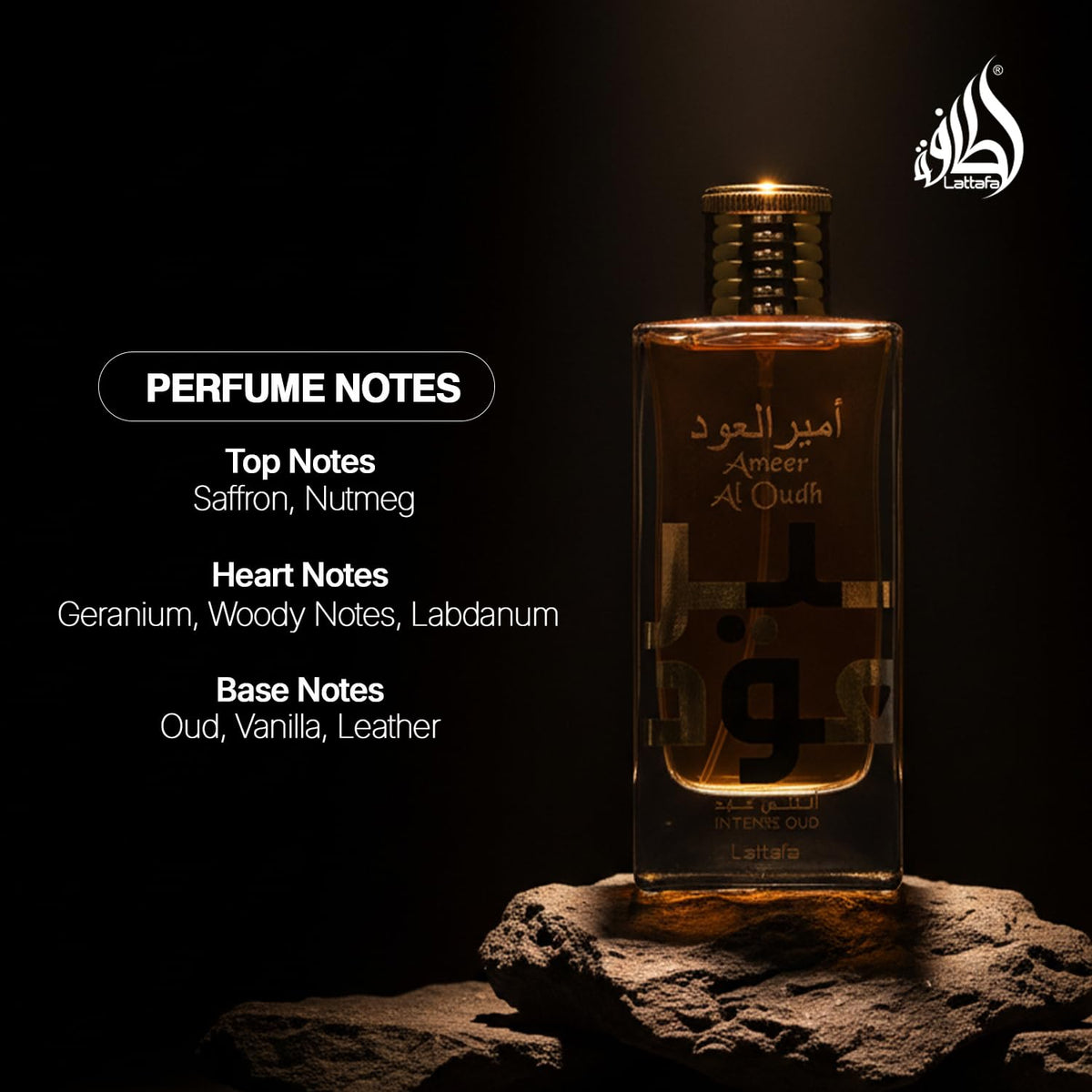 Lattafa bottle spraying mist in use for instant fragrance diffusion