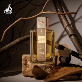 Lattafa Angham retail box front showing packaging design and product protection benefit