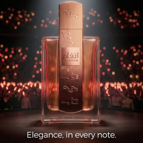 Lattafa fragrance liquid color in bottle showing rich vanilla tone and visual appeal