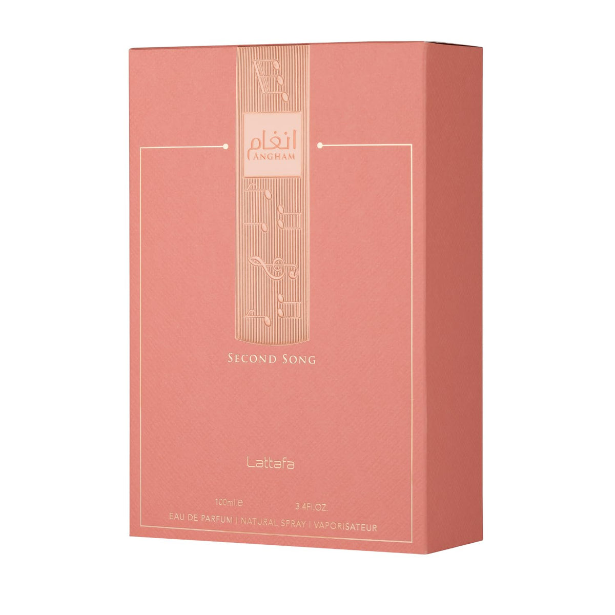 Lattafa spraying perfume from bottle demonstrating fine mist and effortless application