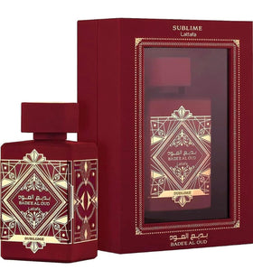 Lattafa close label detail highlighting fragrance name and quality