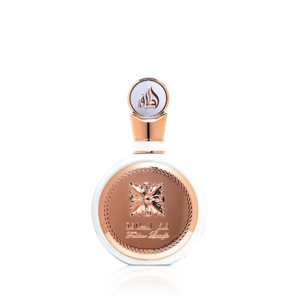 Lattafa Fakhar bottle front view highlighting elegant design and wearable fragrance
