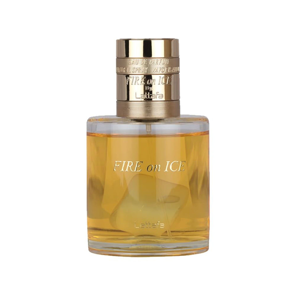 Lattafa bottle front view showing bold design and instant visual impact