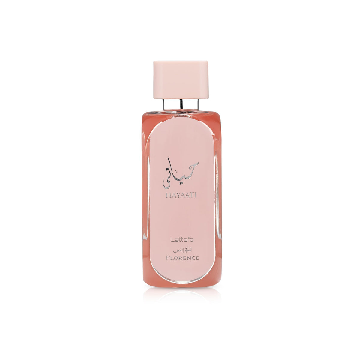 Lattafa bottle front view showing sleek design and refined scent