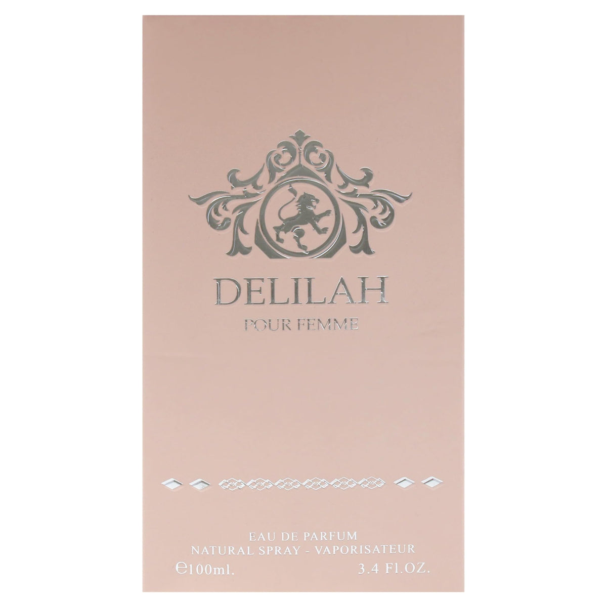 Lattafa Delilah bottle in hand showing true scale and travel-friendly size