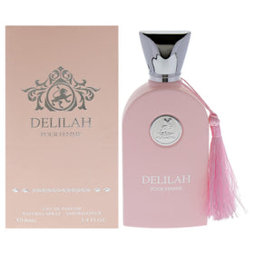 Lattafa Delilah front bottle view showing elegant design and fragrance identity