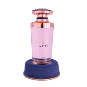Lattafa Mayar front bottle showing elegant packaging and gifting appeal