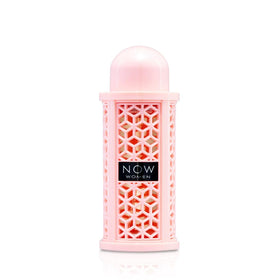 Lattafa Rave Now front bottle display, elegant packaging and perfume presence