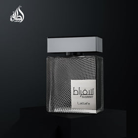 Lattafa Suqraat ingredient label showing notes for informed choice