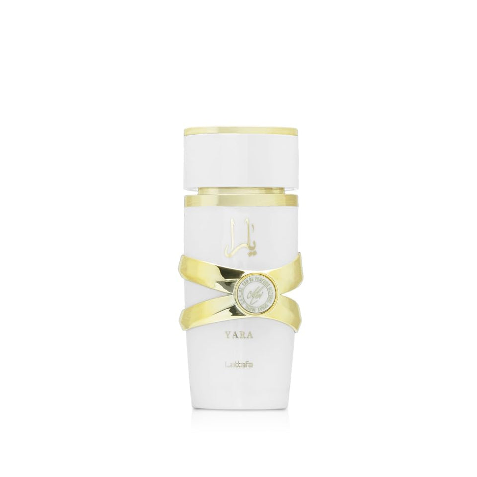 Lattafa Yara Moi front bottle showing sleek design and long-lasting scent