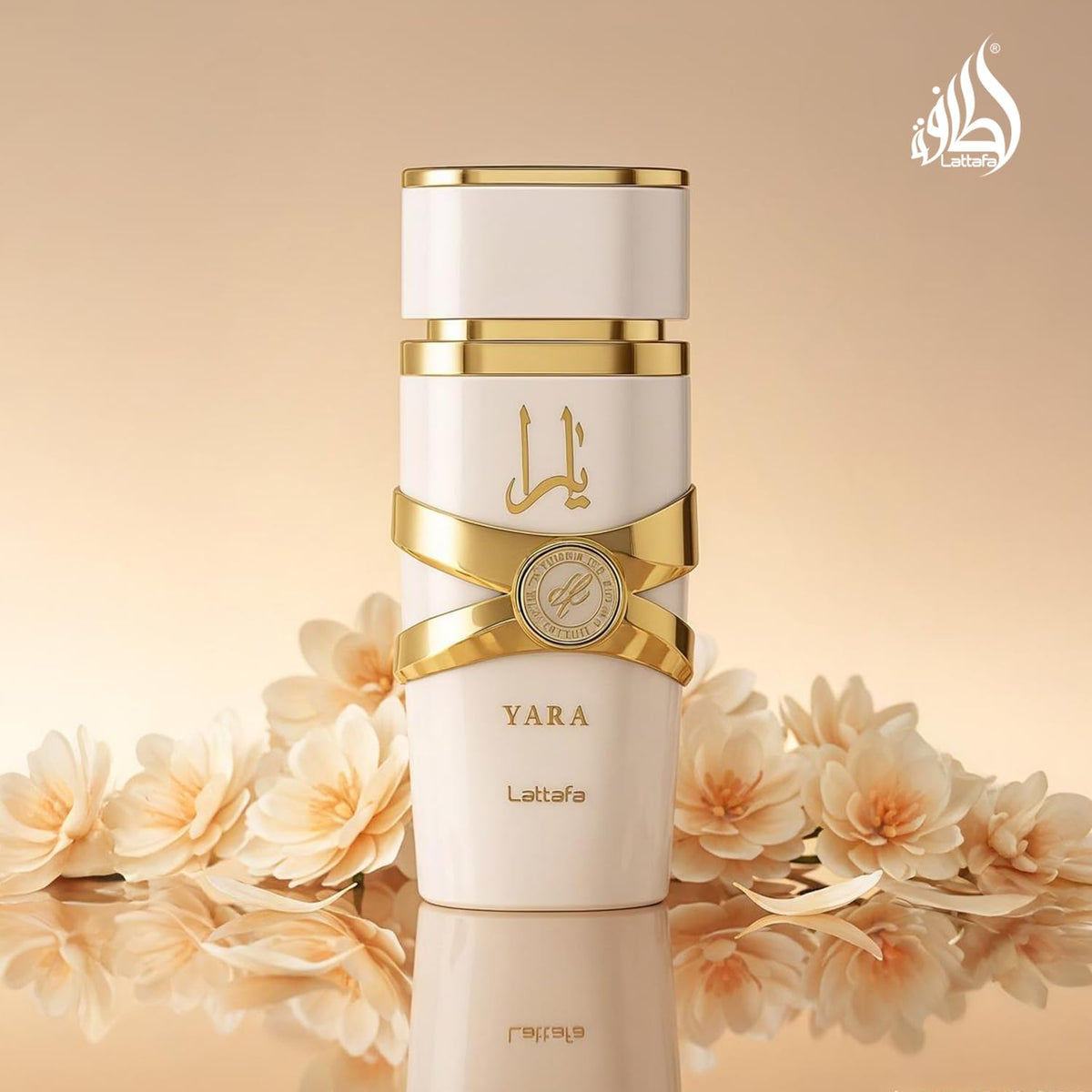 Lattafa Yara Moi being sprayed onto skin showing confident daytime application