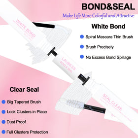 LAUBESS ball-tip sealer detail locking lashes for waterproof hold