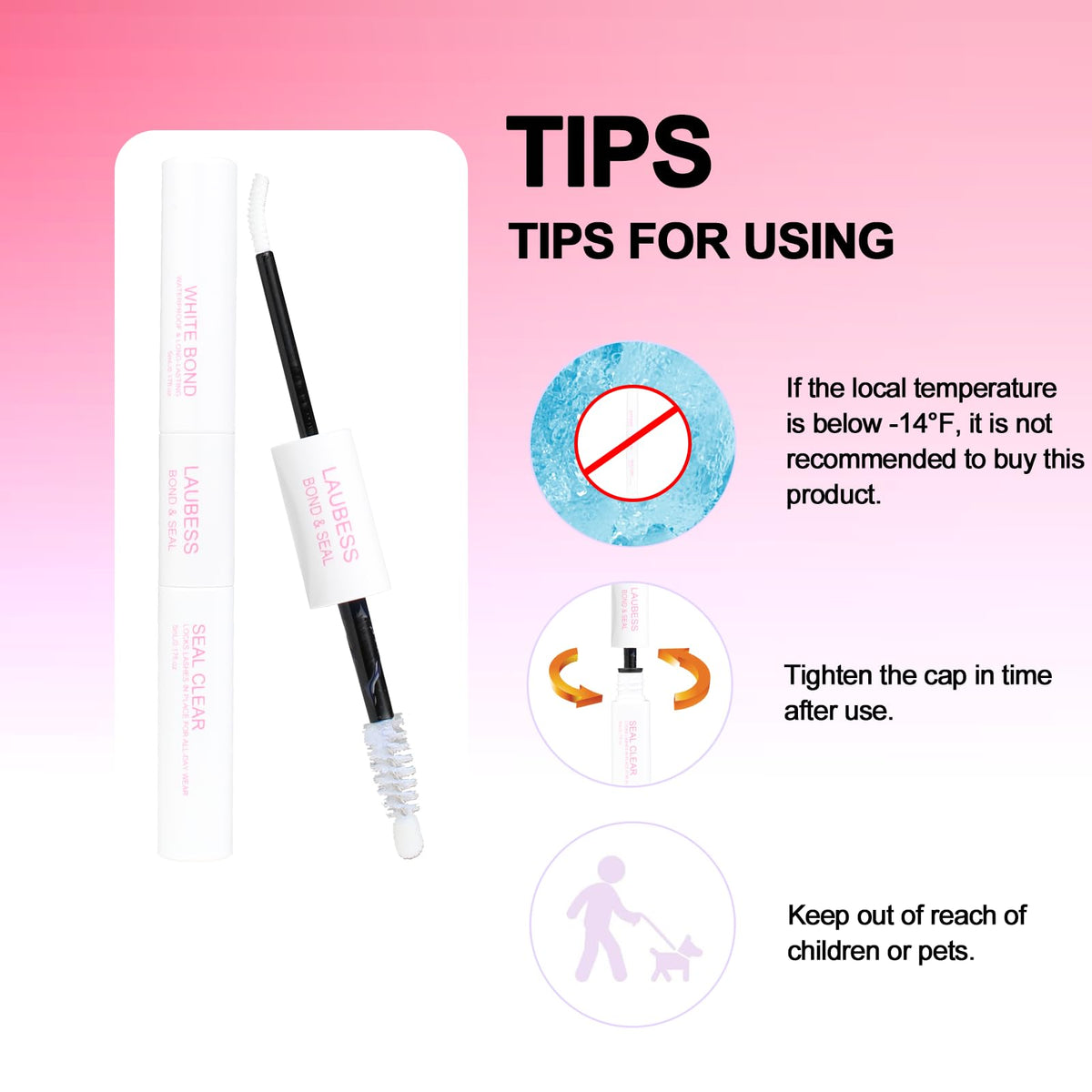 LAUBESS glue application demo on model for easy DIY use