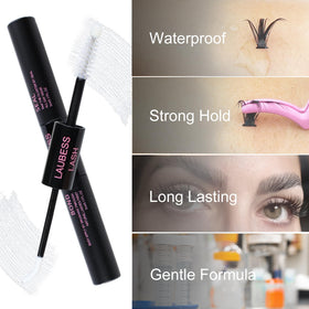 LAUBESS LASH cluster lashes in use showing quick DIY application benefit
