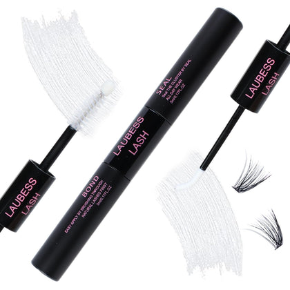 LAUBESS LASH front tube showing dual-head design and compact travel convenience