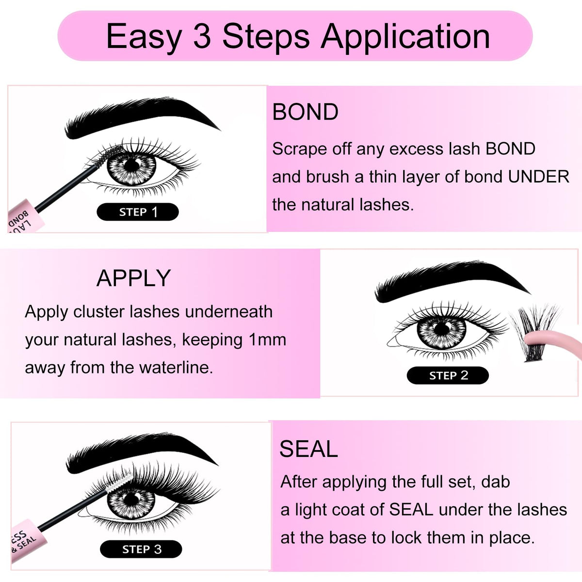 LAUBESS LASH fiber texture close-up highlighting soft Korean material comfort