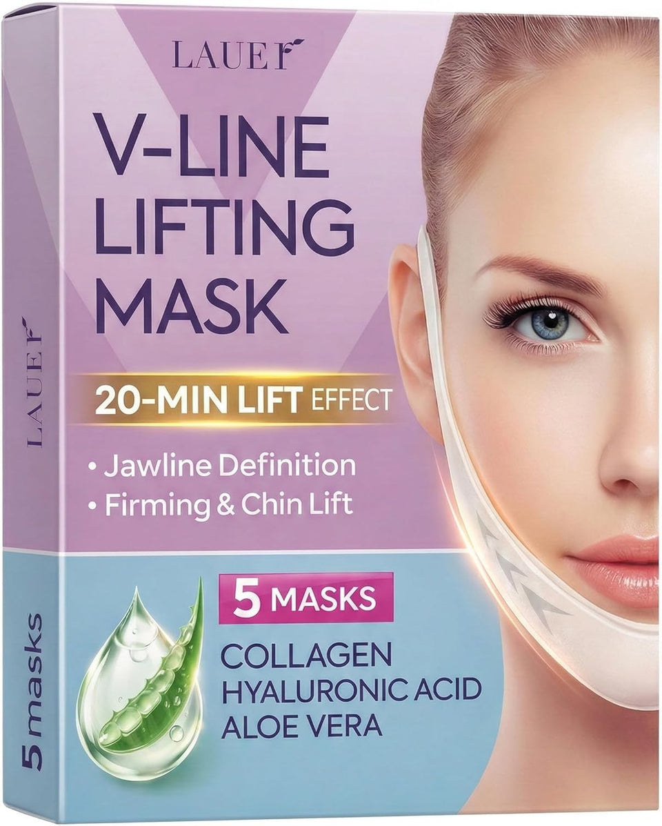 LAUER COSMETIC front packaging showing V lift mask and benefits