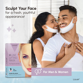 LAUER COSMETIC mask held in hand to show size and fit advantage