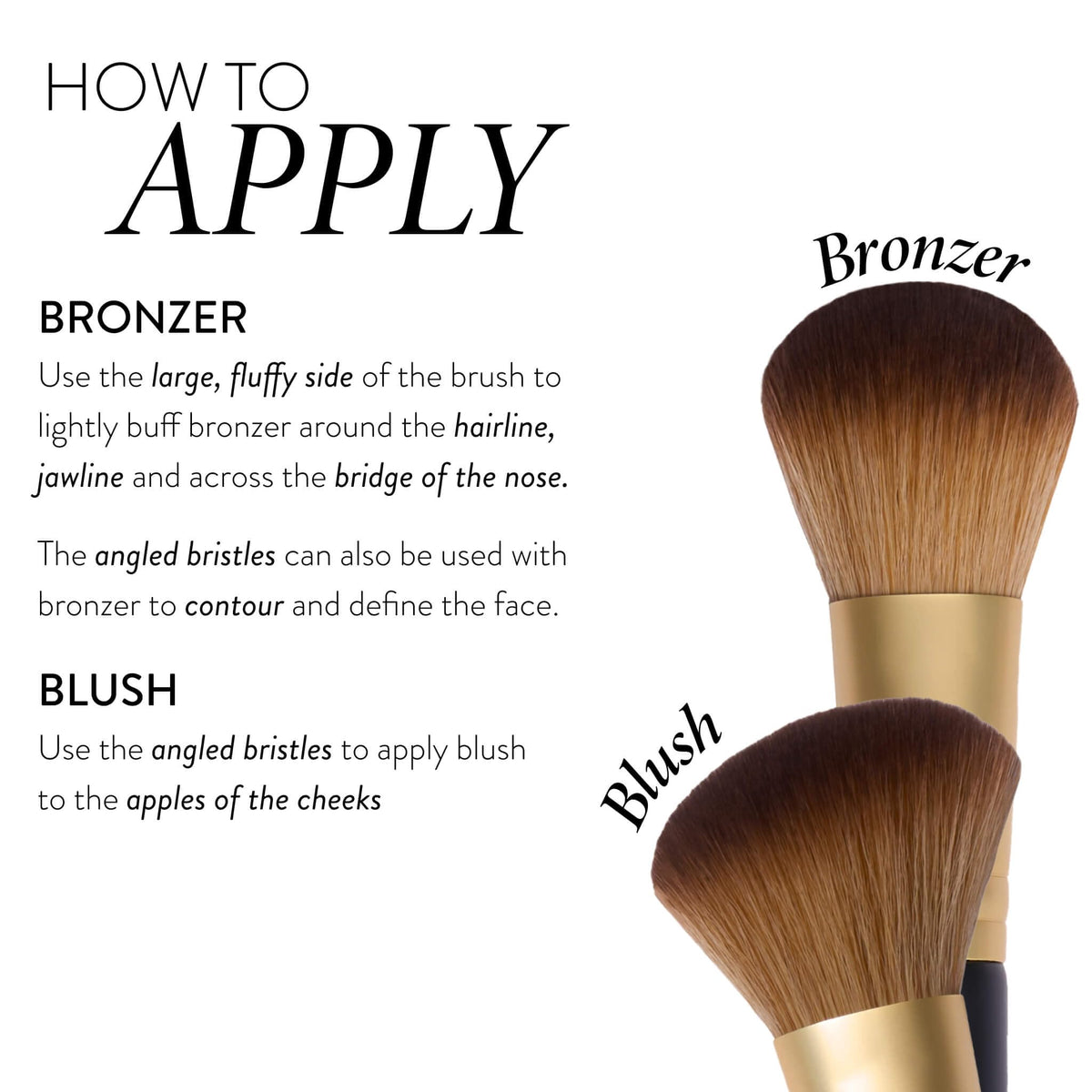 LAURA GELLER sweeping bronzer with fluffy end for natural warmth