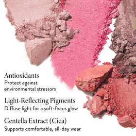 LAURA GELLER ingredients label highlighting Centella and white tea for skin comfort