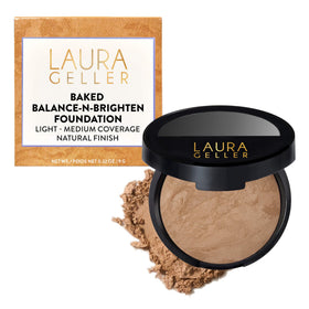 LAURA GELLER compact front view showing sleek packaging and travel-ready design