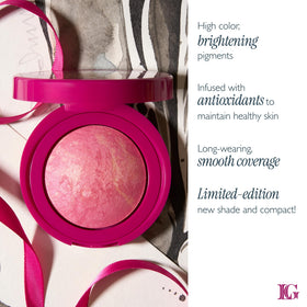 LAURA GELLER swatch on skin demonstrating buildable natural flush benefit