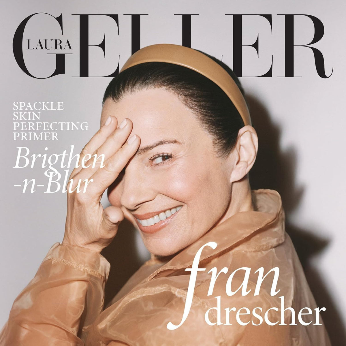 LAURA GELLER NEW YORK primer swatched on skin demonstrating blendability