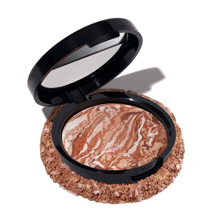 LAURA GELLER compact front view showing slim travel-friendly design and elegant brand logo