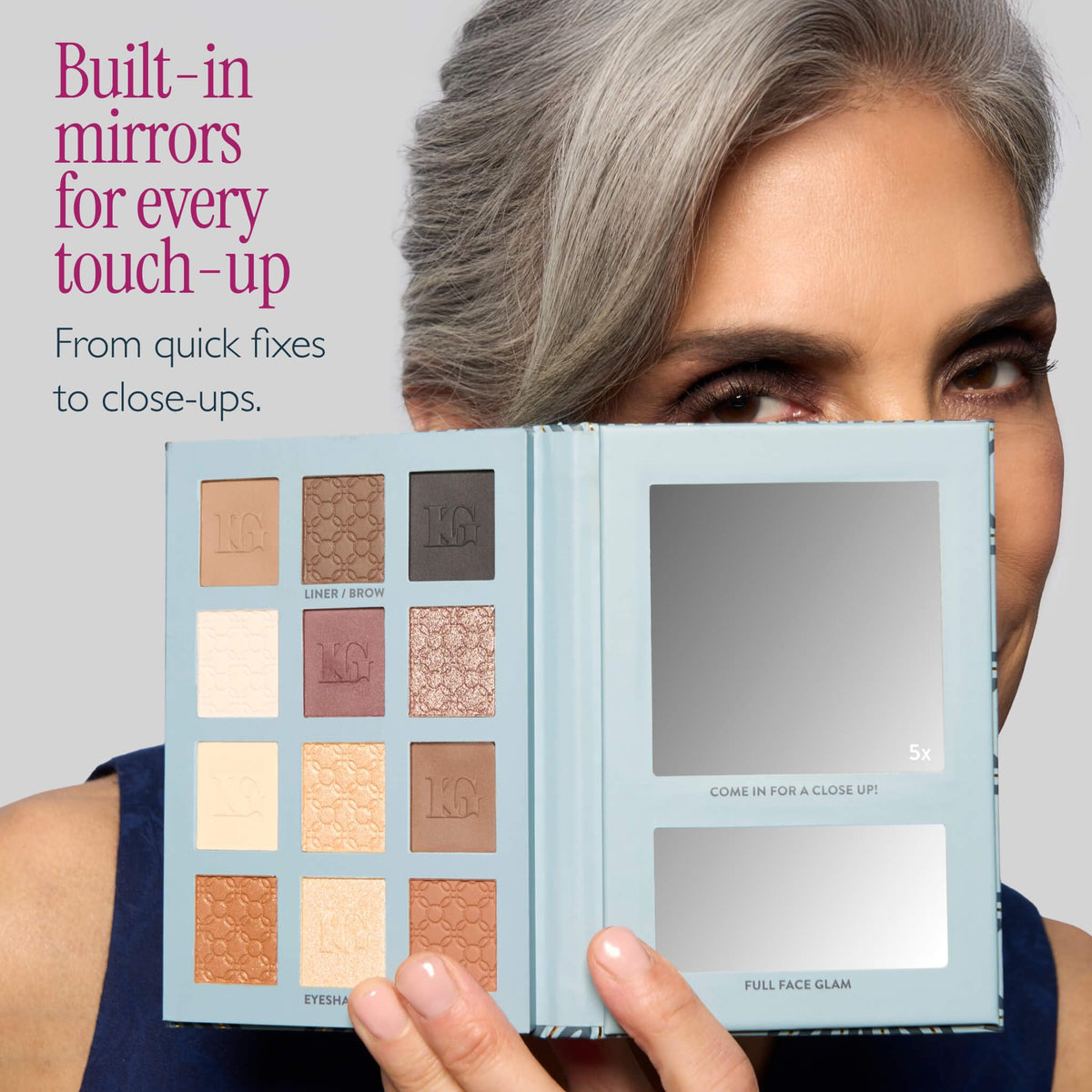 LAURA GELLER NEW YORK bronzer blush and highlighter pans for sculpting glow