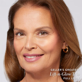 LAURA GELLER close-up bronzer pan showing warm tones for subtle contouring