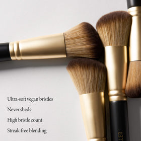 LAURA GELLER NEW YORK angled head profile fits cheek contours for accurate placement