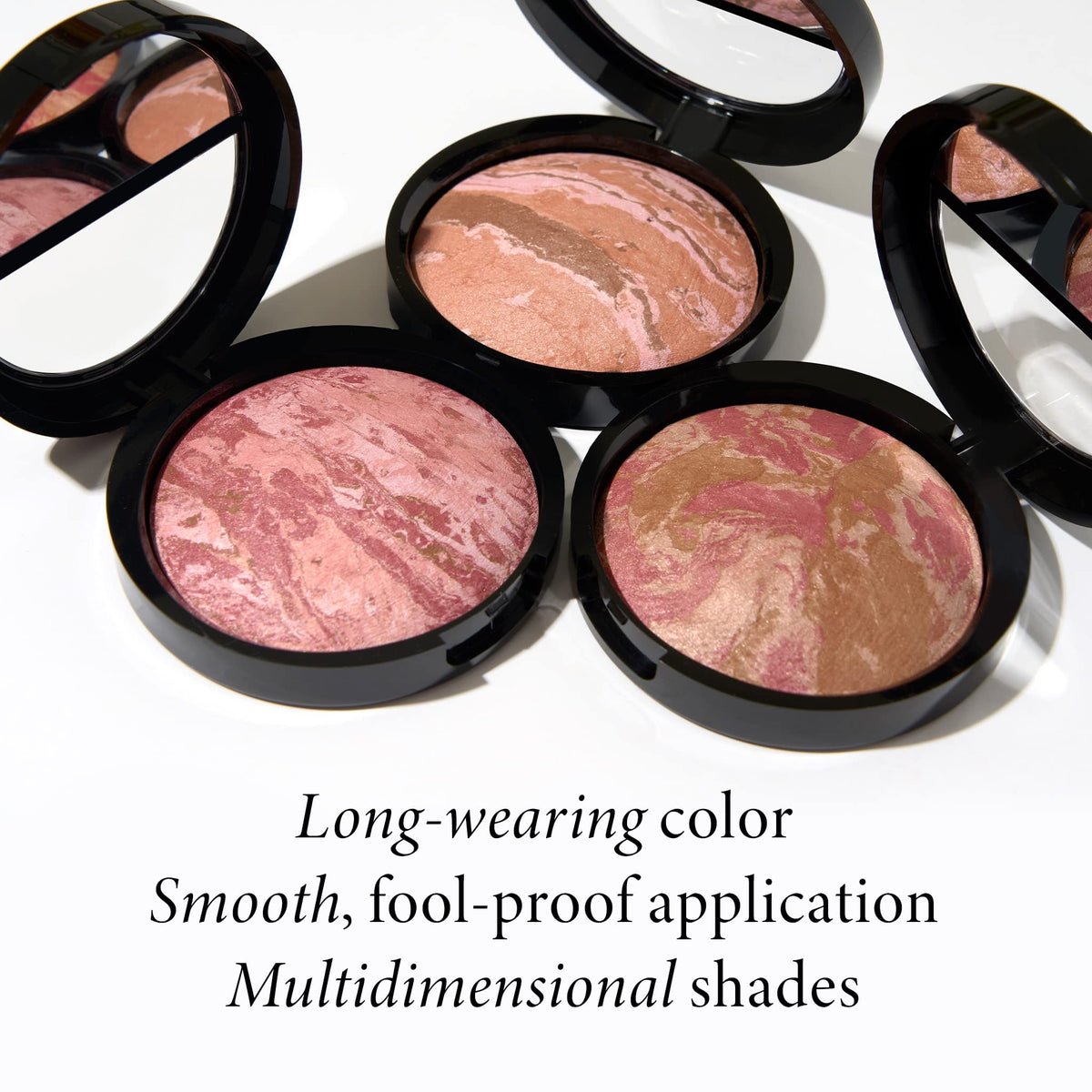 LAURA GELLER NEW YORK brush stroke swatch demonstrating buildable pigment and smooth finish