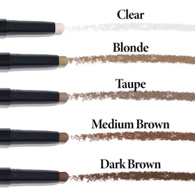 LAURA GELLER NEW YORK brush head detail with angled bristles for precise brow lifting