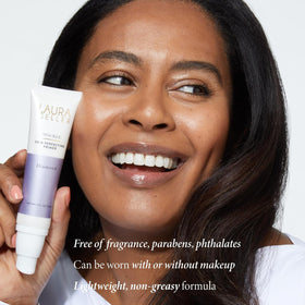 LAURA GELLER NEW YORK ingredients label detail showing key botanicals