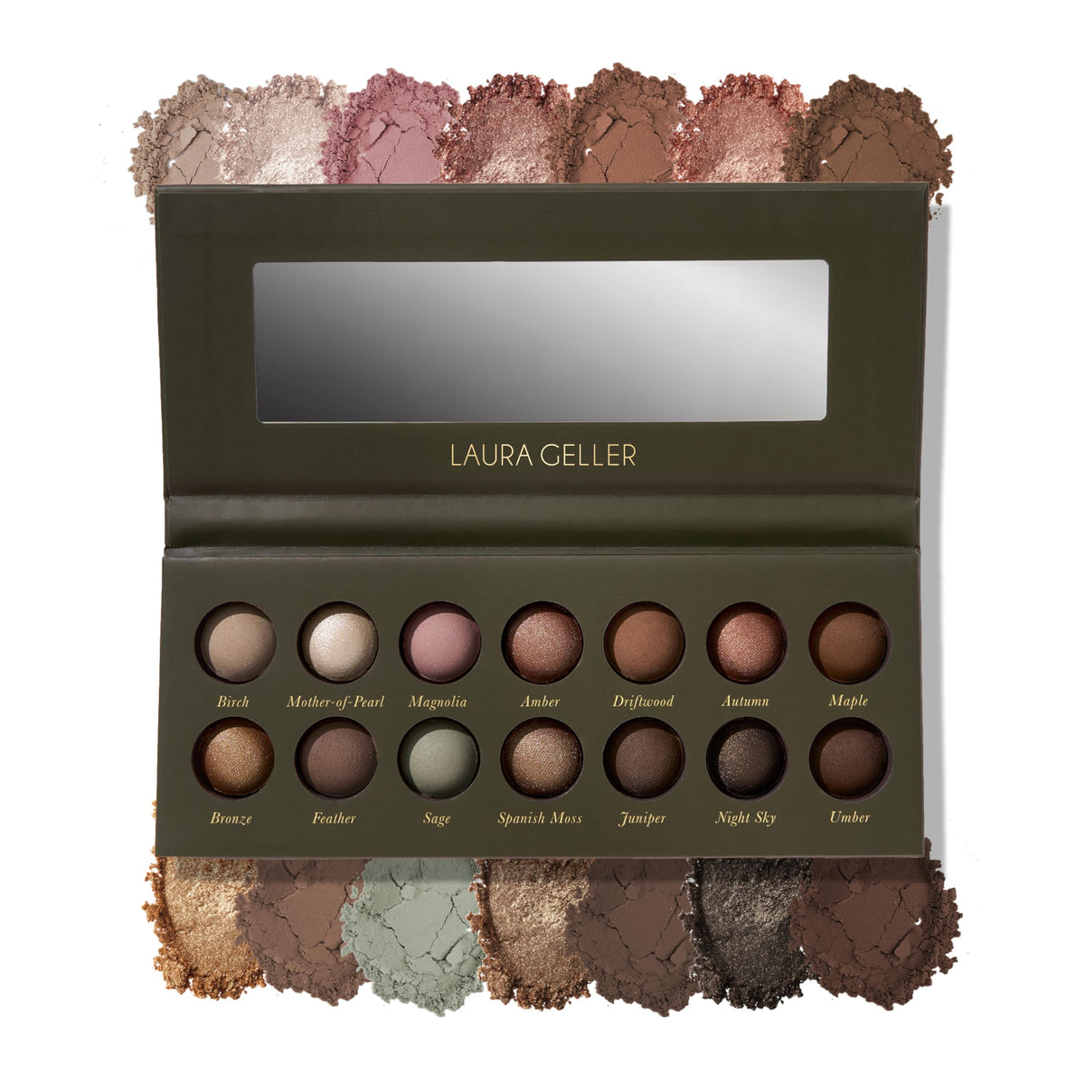 LAURA GELLER NEW YORK closed palette front view showing compact design and portability