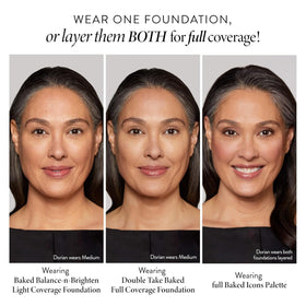 LAURA GELLER NEW YORK eyeshadow pans zoomed to show pigmentation and blendable formula