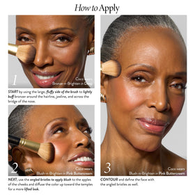 LAURA GELLER fluffy dome texture blending powders seamlessly