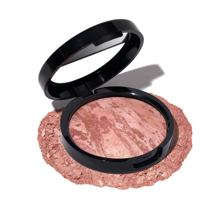 LAURA GELLER NEW YORK compact front view showing Rose Bronze shade benefits radiant sculpting