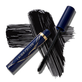 LAURA GELLER NEW YORK front packaging showing sleek mascara tube and branding benefit long wear