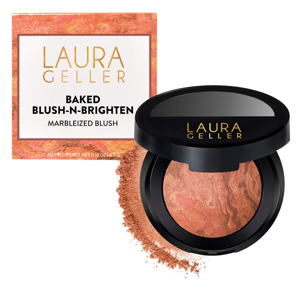 LAURA GELLER NEW YORK pan view of Beachy Horizon showing color payoff and satin finish