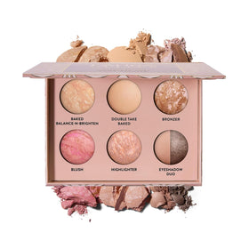 LAURA GELLER NEW YORK full face palette front view showing compact design and labeled pans