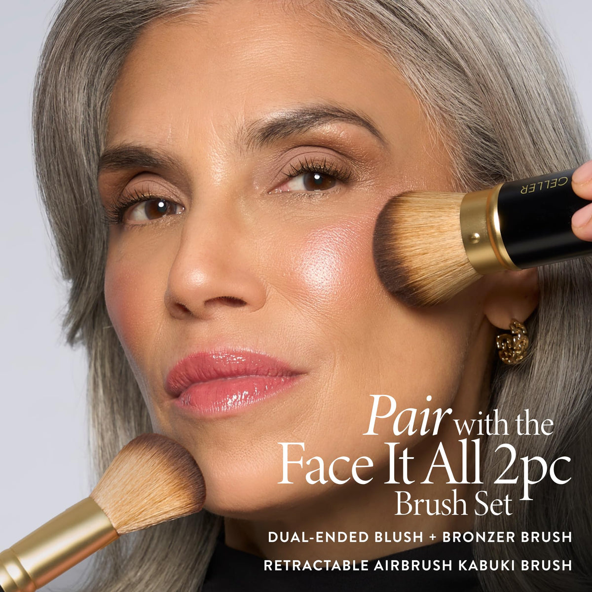 LAURA GELLER NEW YORK highlighter detail revealing luminous pearl finish for glow